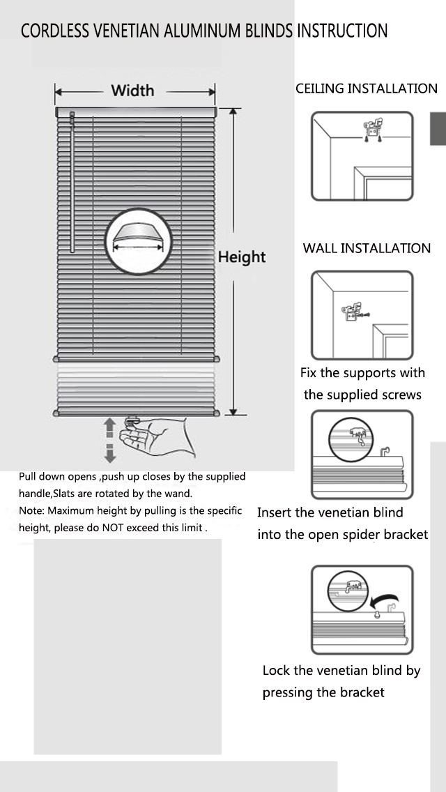 50mm pvc blinds