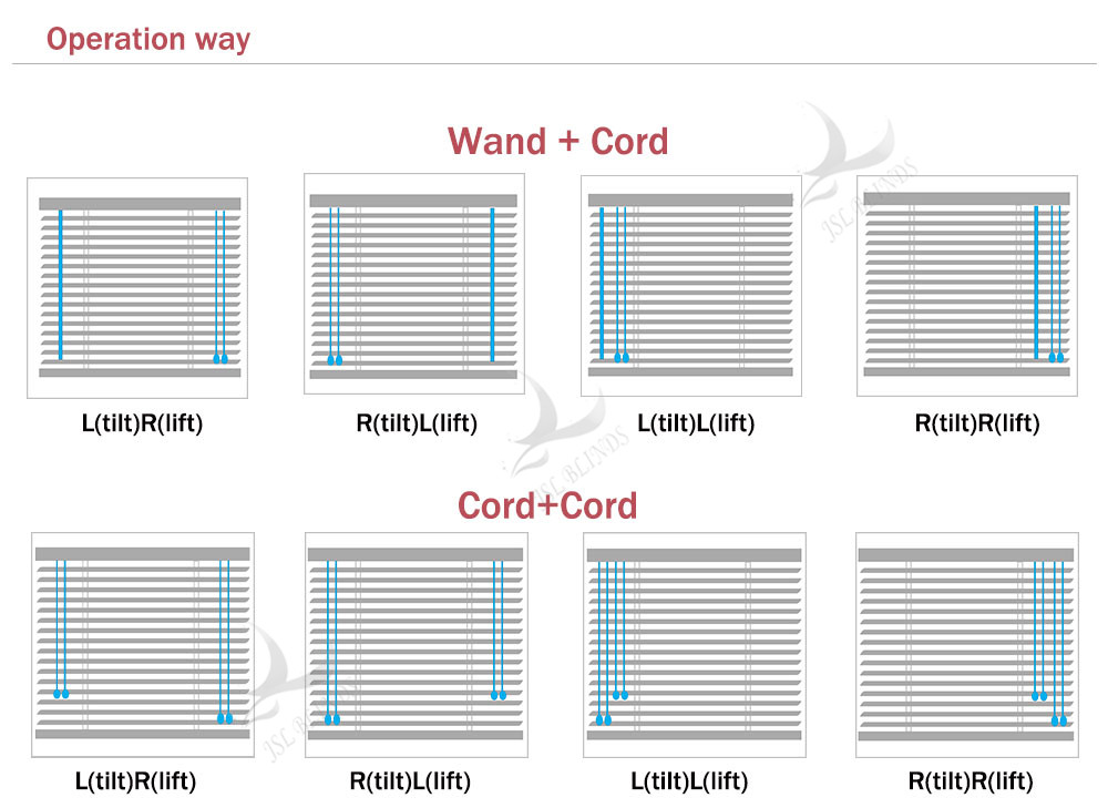 corded 2 inch blind