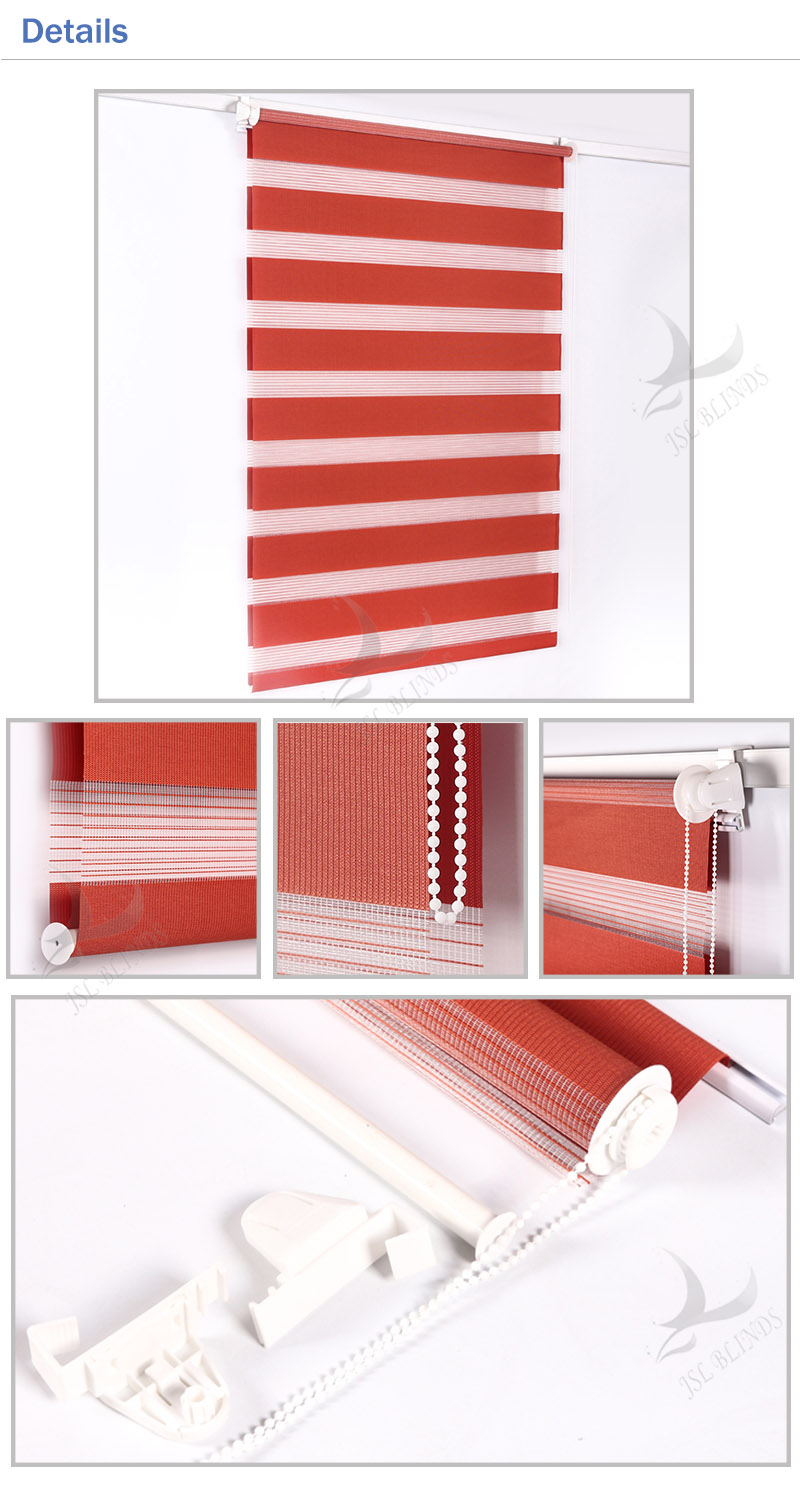 red zebra Blind